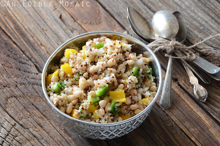 Tri-Color Quinoa, White Bean, and Bell Pepper Salad 3