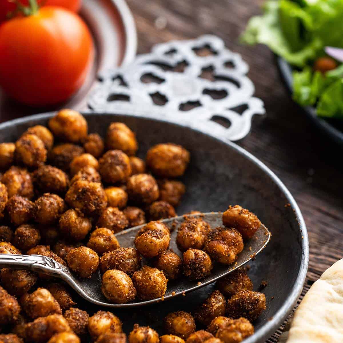 falafel spiced roasted chickpeas featured image