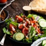 roasted chickpea salad featured image