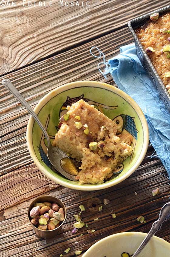 Middle Eastern Tahini, Date, and Cardamom Bulgur Wheat Breakfast Bake 2