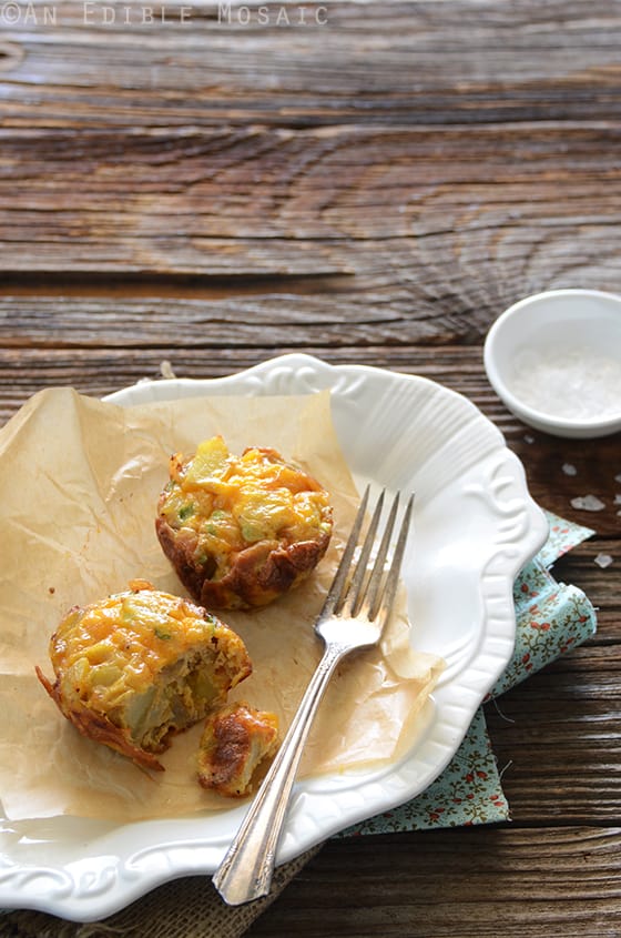 Mini Potato Frittatas with Cheddar and Scallion 3