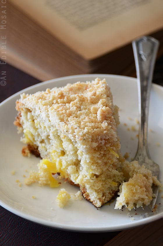 Pineapple Cardamom Coffee Cake with Coconut Crumb Topping 2