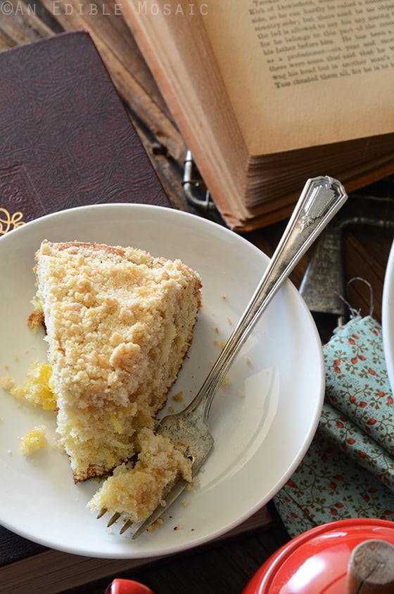 Pineapple Cardamom Coffee Cake with Coconut Crumb Topping 3