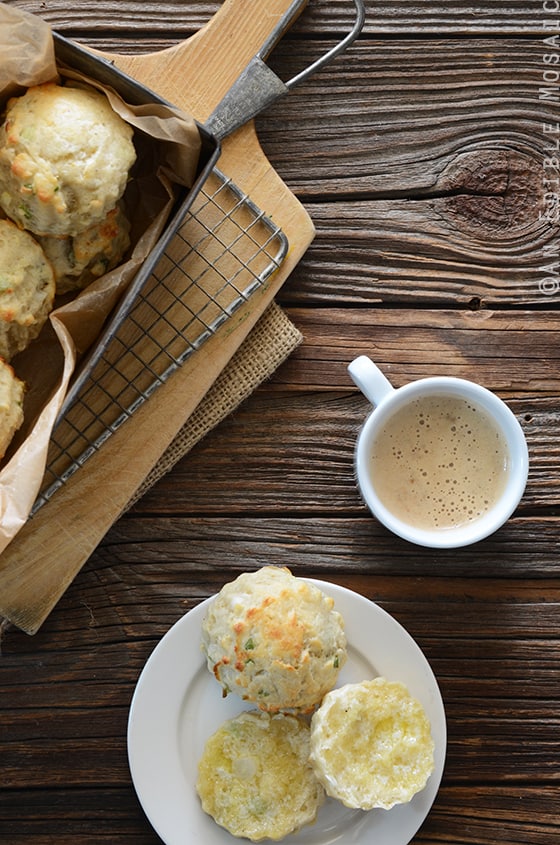 Savory Scallion and Cheese Scones