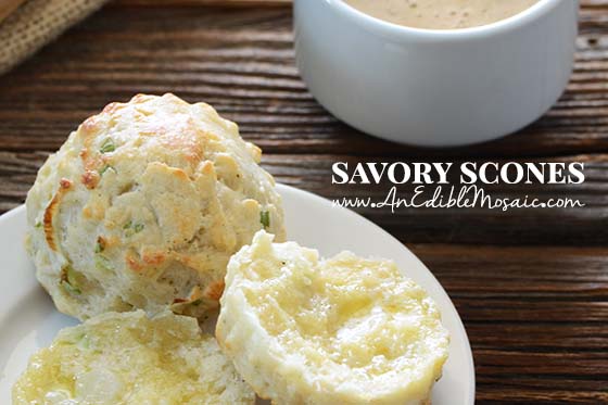 Savory Scones with Description