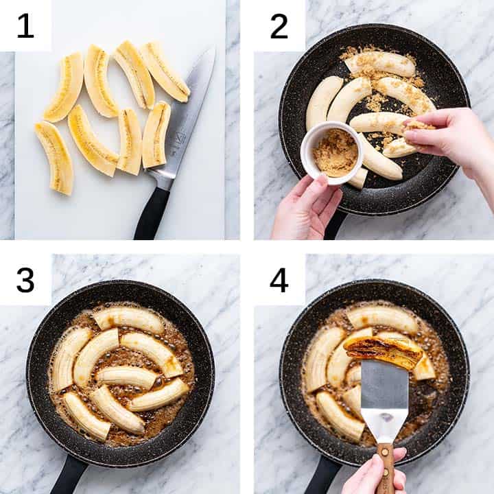 how to make caramelized banana