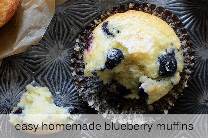 Easy Homemade Blueberry Muffins with Description