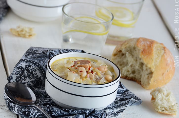 Cabbage, White Bean, and Sausage Soup 4