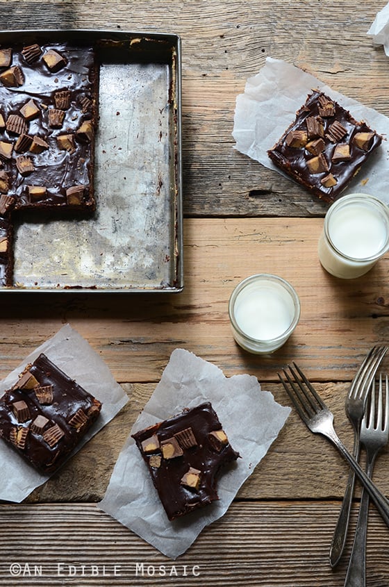 Chocolate and Peanut Butter Lover’s Brownies