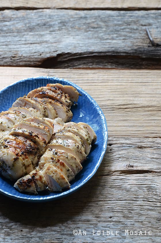 Grilled and Sliced Herbed Chicken