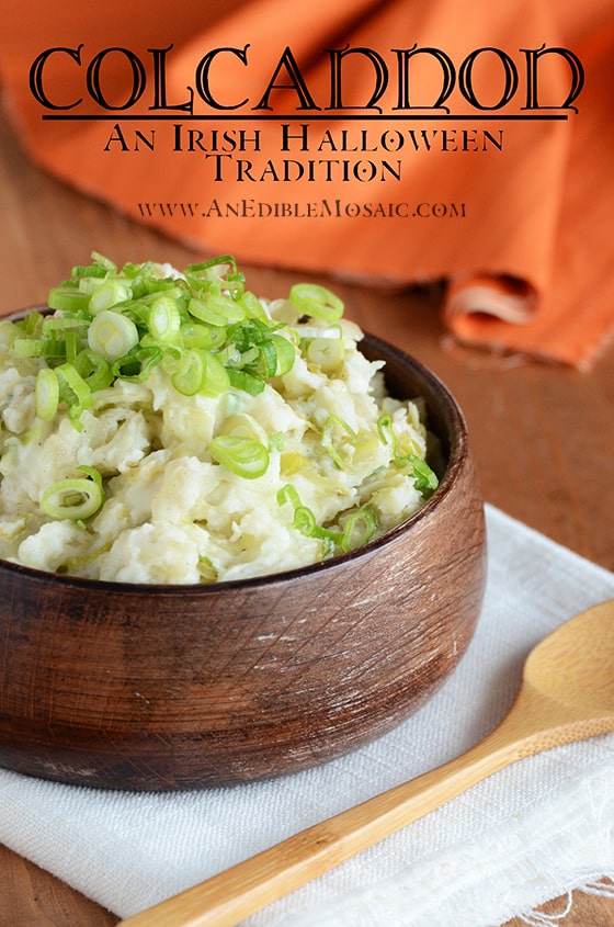 Colcannon Recipe in Wooden Bowl