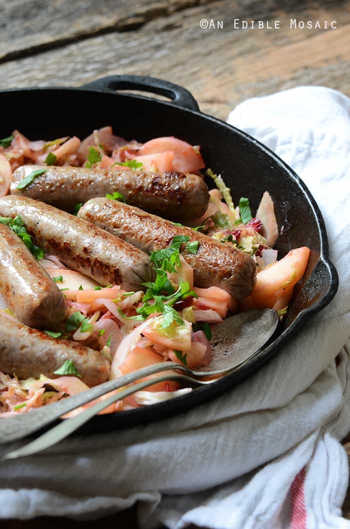 Chicken Sausage Skillet with Cabbage 2