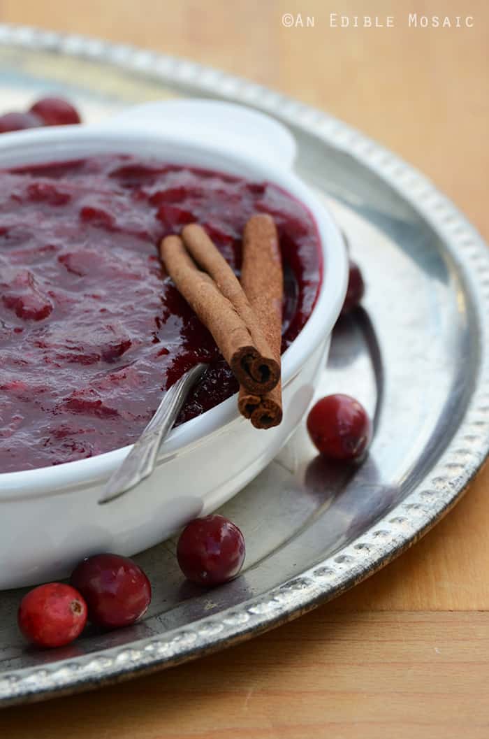 Cinnamon and Ginger-Spiced Cranberry-Orange Sauce 2