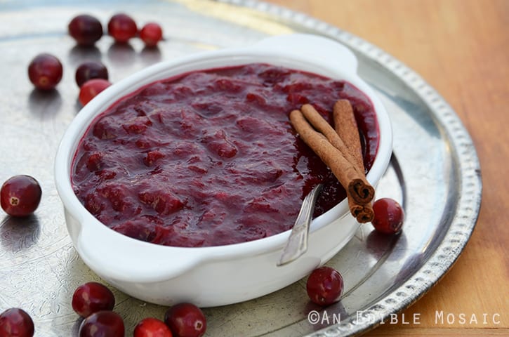 Cinnamon and Ginger-Spiced Cranberry-Orange Sauce 3