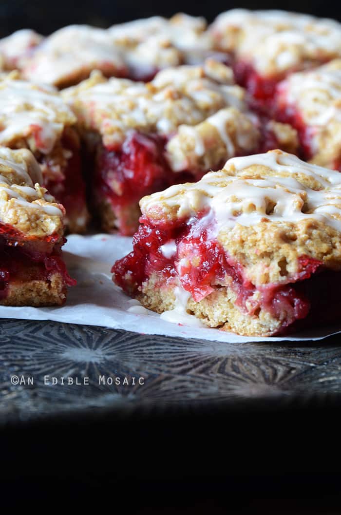 Cranberry-Oat Jam Bars