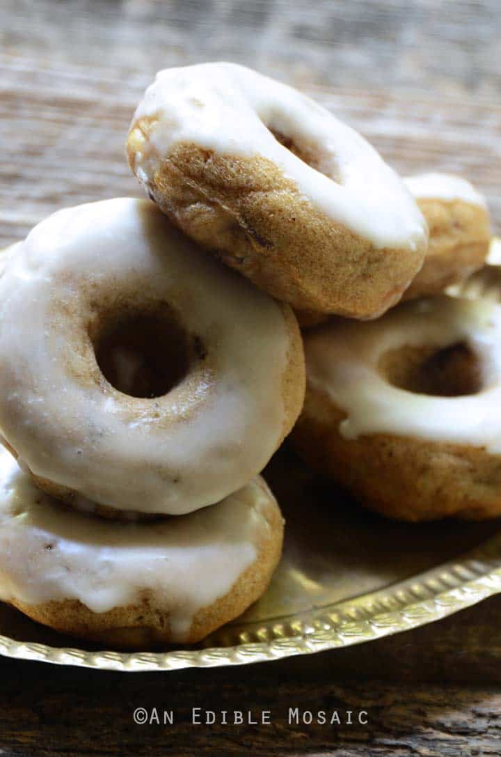 Stack of Easy Apple Donuts Recipe