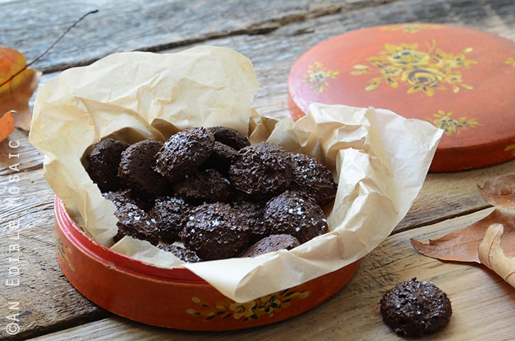 Salted Dark Chocolate Cookies {Grain-Free; Gluten-Free} 3
