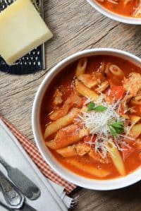 chicken parm soup recipe featured image