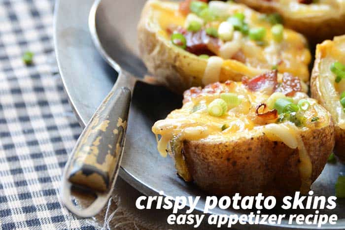 Crispy Potato Skins with Description