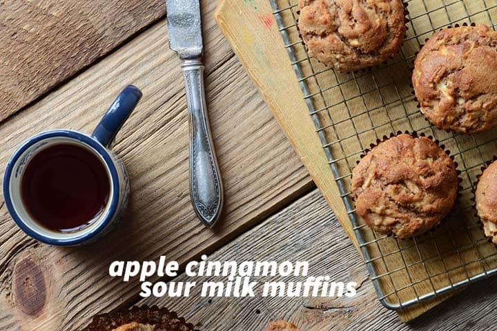 Apple Cinnamon Sour Milk Muffins Recipe with Description