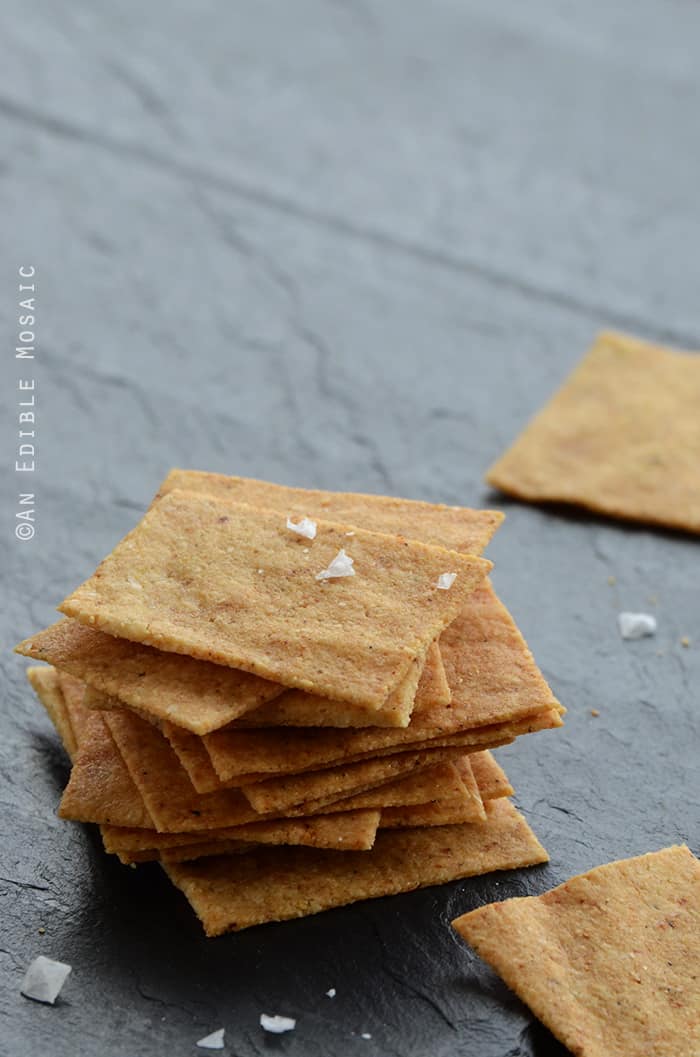 Baked “Cheese” Crisps {Vegan}