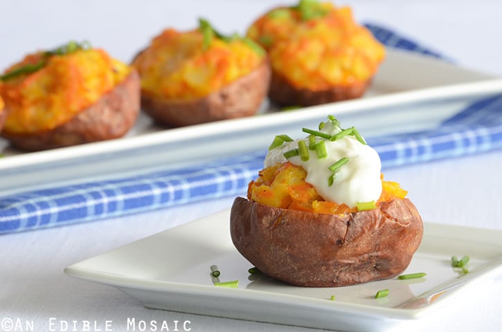 Lightened Up Twice Baked Potatoes