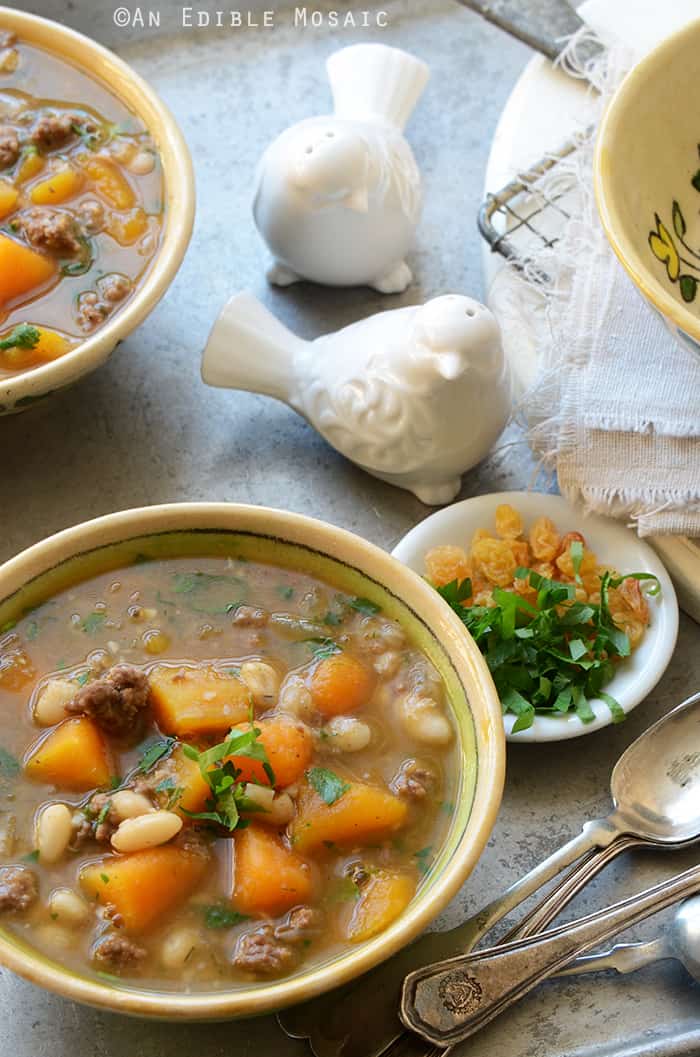 Sweet and Spicy Beef, Butternut, and White Bean Stew 3