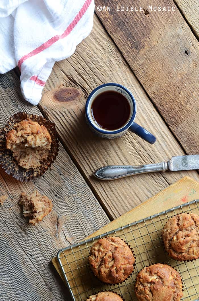 Whole Wheat Sour Milk Apple Cinnamon Muffins 3