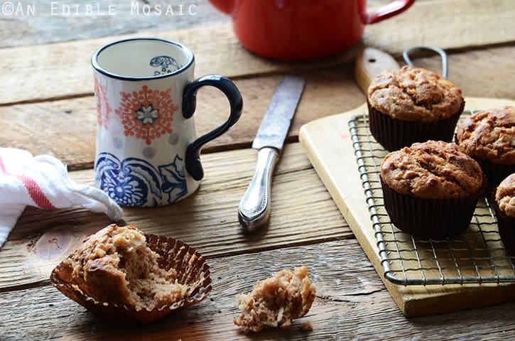 Whole Wheat Sour Milk Apple Cinnamon Muffins 5