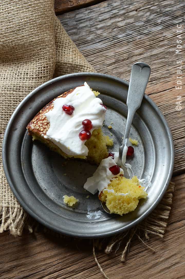 Cardamom Saffron Cake 4