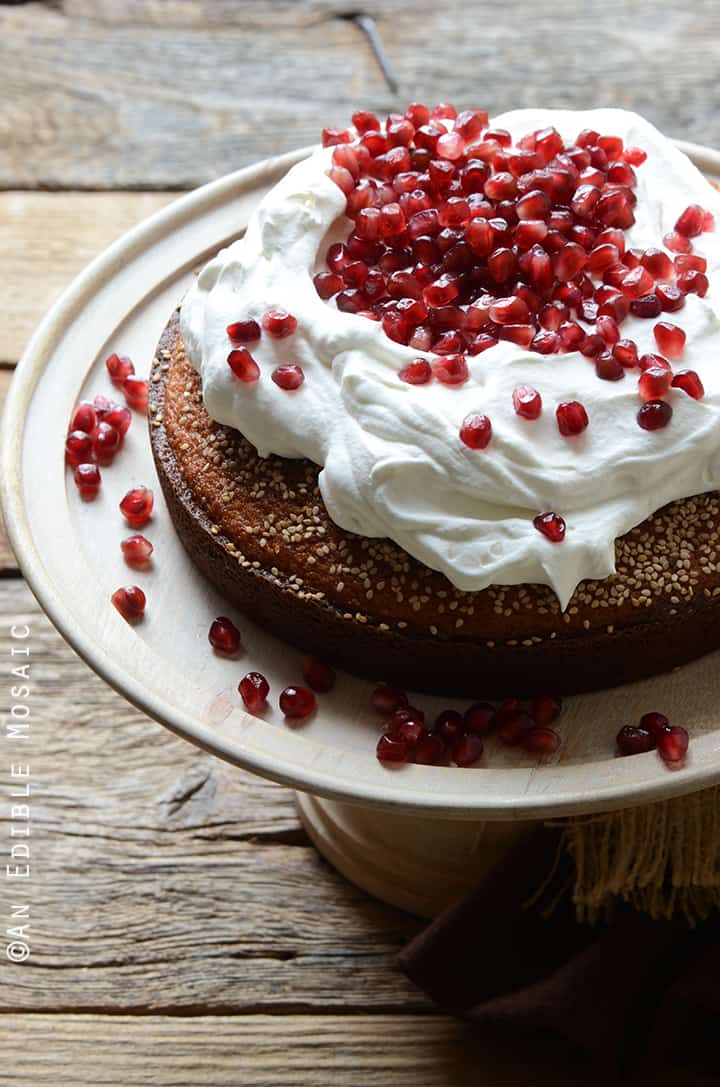 Cardamom Saffron Cake