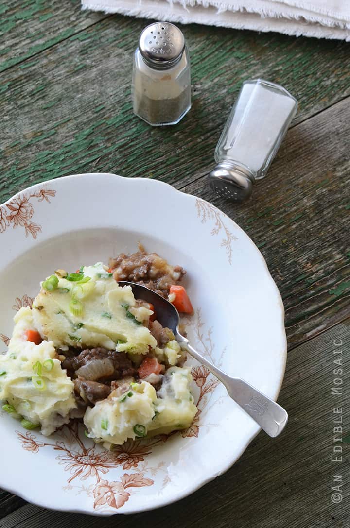 Champ-Topped Vegetable Beef Guinness Casserole 2