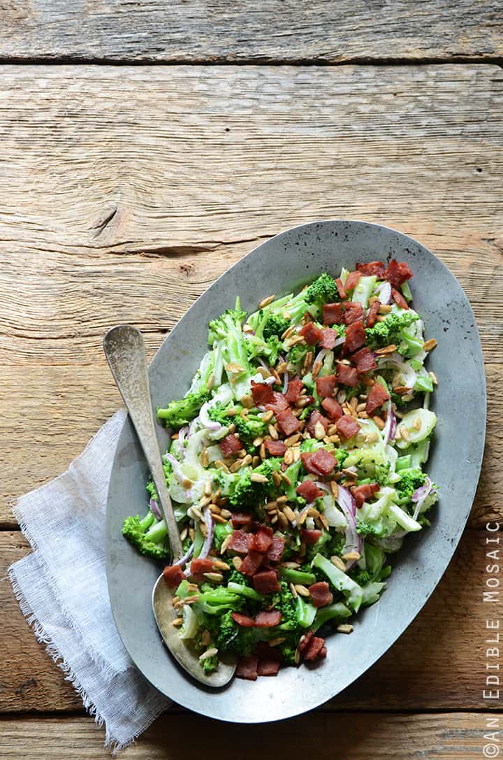 Crunchy Broccoli Salad with Creamy Dressing 2