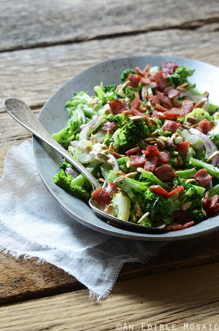 Crunchy Broccoli Salad with Creamy Dressing 3