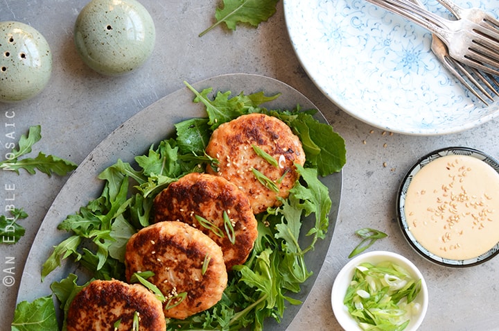 Hoisin Salmon Burgers with Sweet and Spicy Ginger Mayo 3
