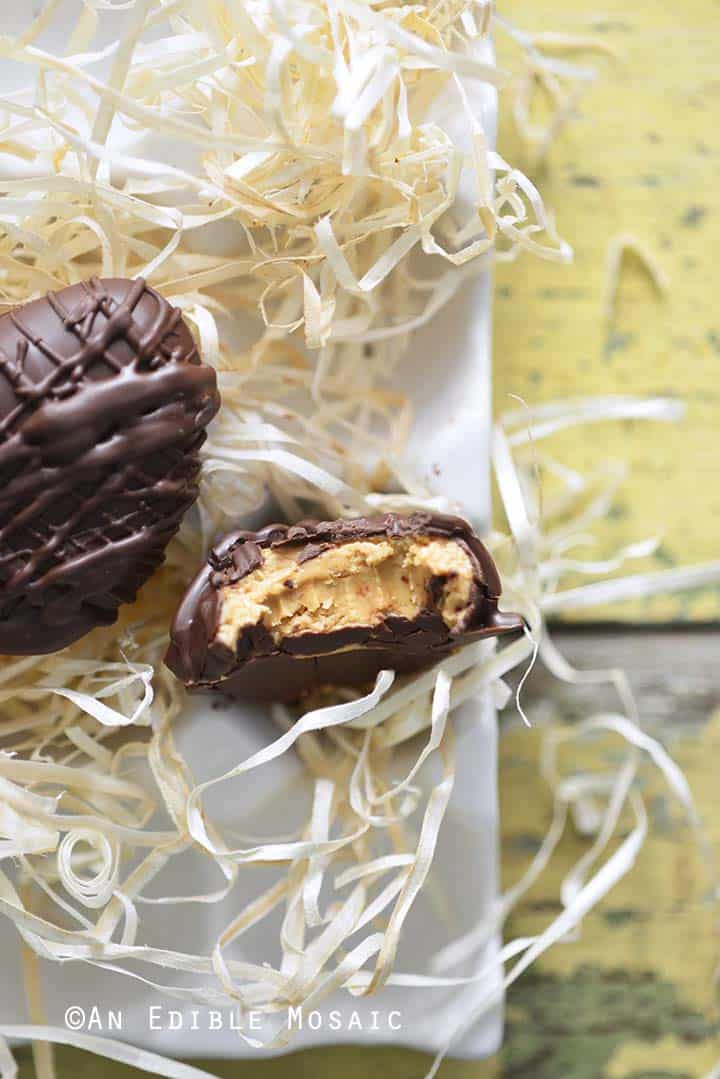 Reese's Copycat Peanut Butter Eggs with Bite