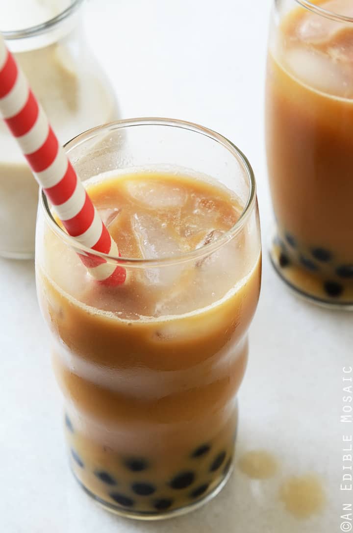 Eggnog Milk Tea Boba - Kitchen Confidante®