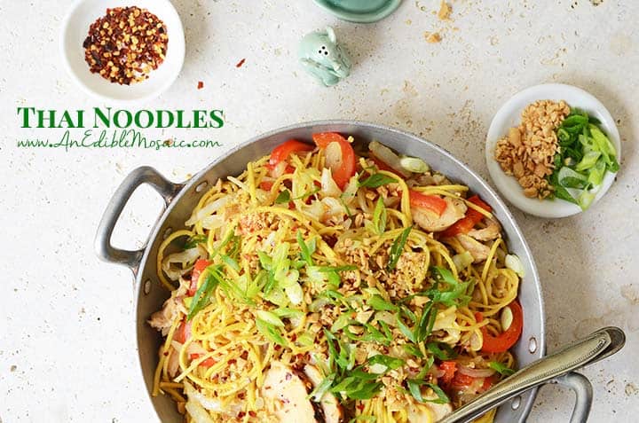 Thai Noodles with Description