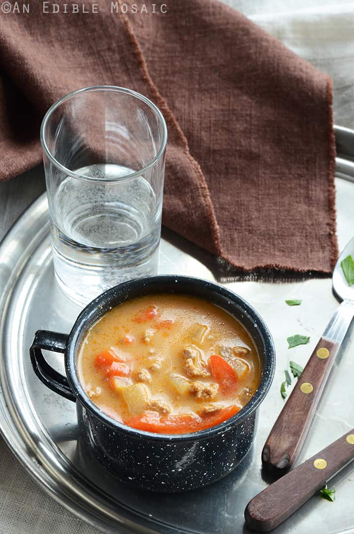 Quick Chicken Paprika Soup 1