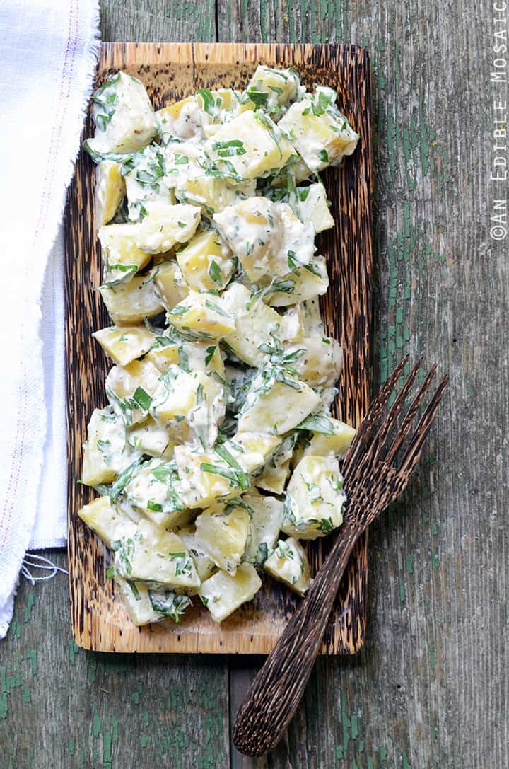 Creamy Dijon Potato Salad with Herbes de Provence 1