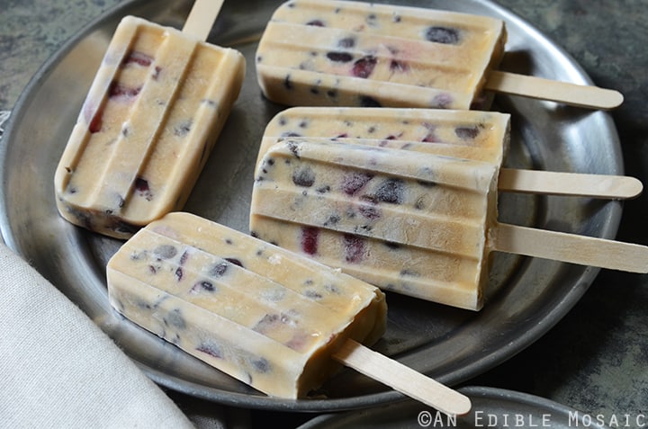 Cherry Chocolate Chip Coffee Popsicles 5