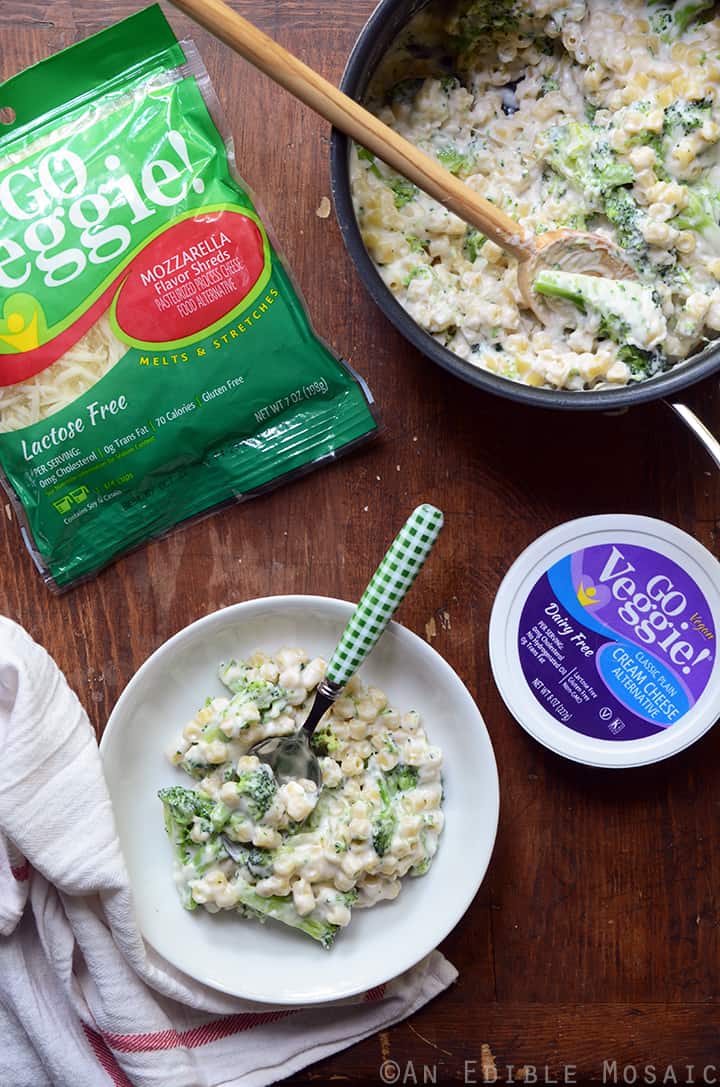 Stovetop White Cheese Macaroni and Cheese with Broccoli 2