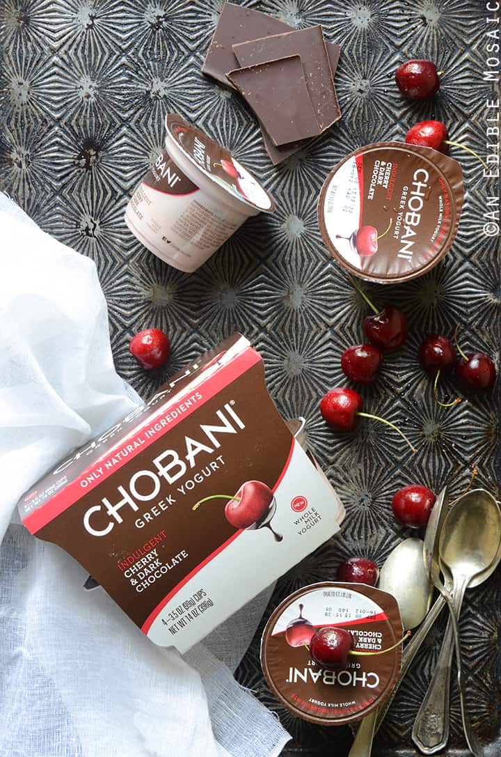 Easy Cherry Chocolate Yogurt Bowl 2