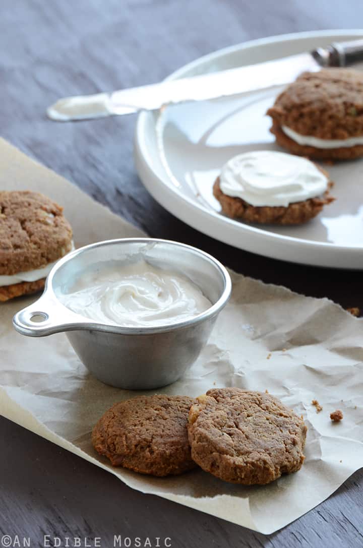 Peanut Butter Banana Bread Whoopie Pies