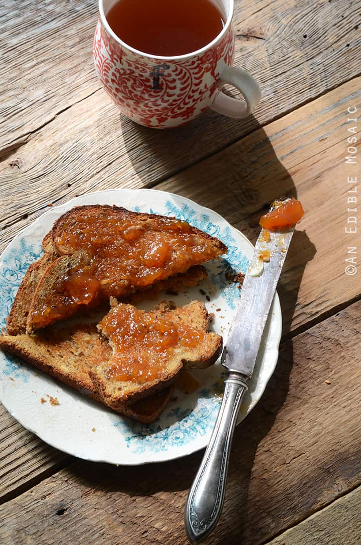 Vanilla-Scented Peach Jam