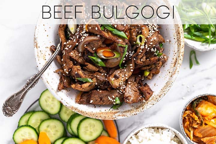 beef bulgogi with description