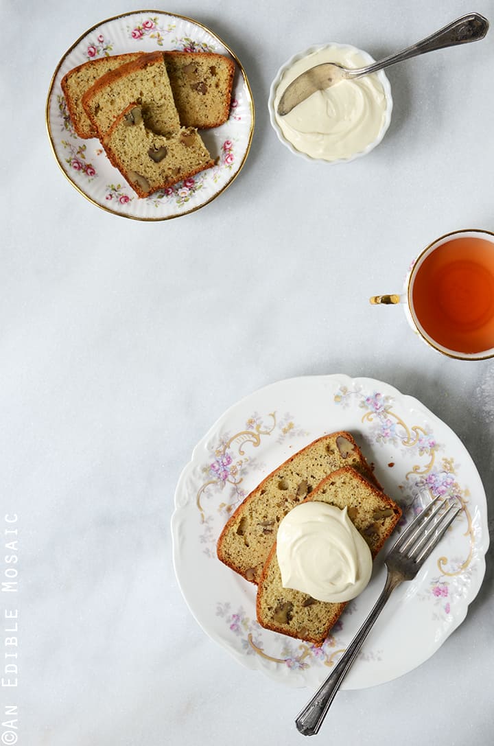 Earl Grey Tea and Honey Pound Cake with Walnuts 1