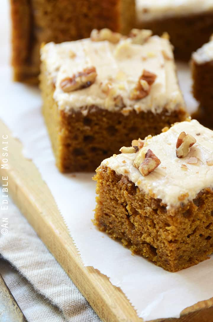 Pumpkin Spice Latte Snack Cake with Brown Butter Buttercream 1