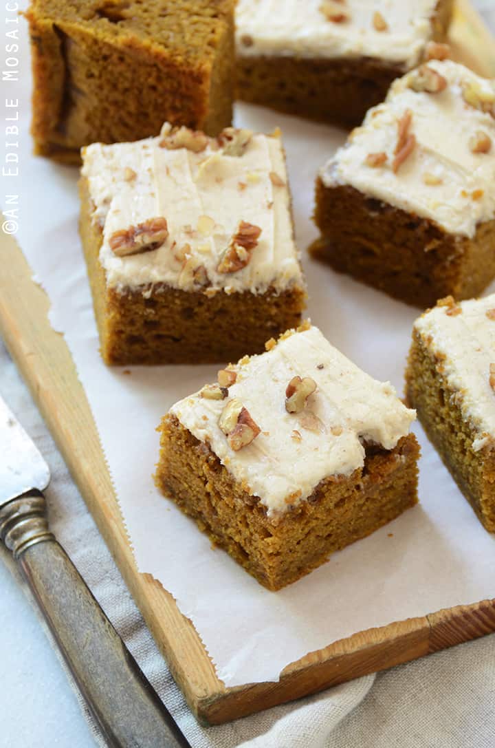 Pumpkin Spice Latte Snack Cake with Brown Butter Buttercream 4