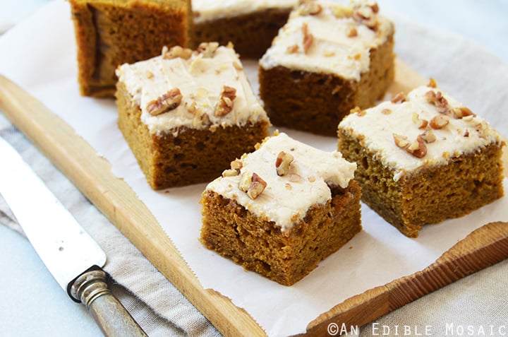 Pumpkin Spice Latte Snack Cake with Brown Butter Buttercream 5